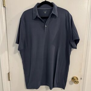 Banana Republic Blue Collar Shirt Polo 100% Cotton Size XL